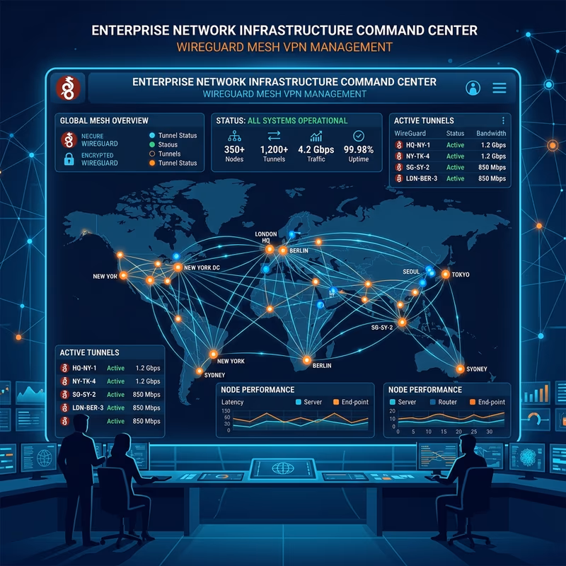 Managing Multiple WireGuard Tunnels & Mesh VPN Guide (2026)