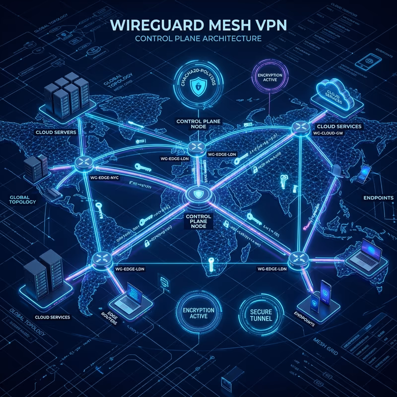 How WireGuard Mesh Control Planes Manage Keys, Peers & Routes