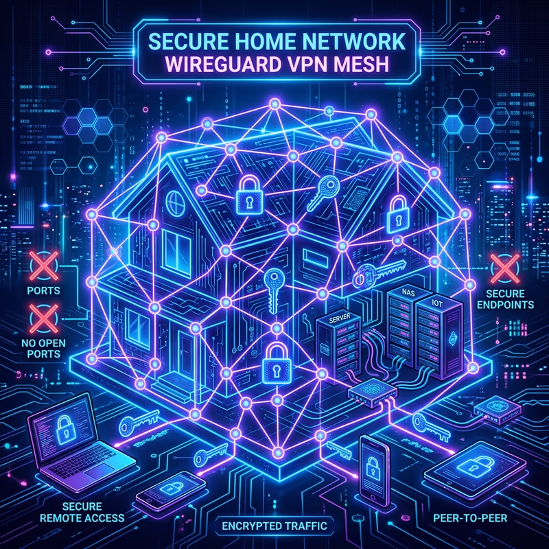 WireGuard Mesh VPN for Home Networks: Zero Port Forwarding Guide (2026)