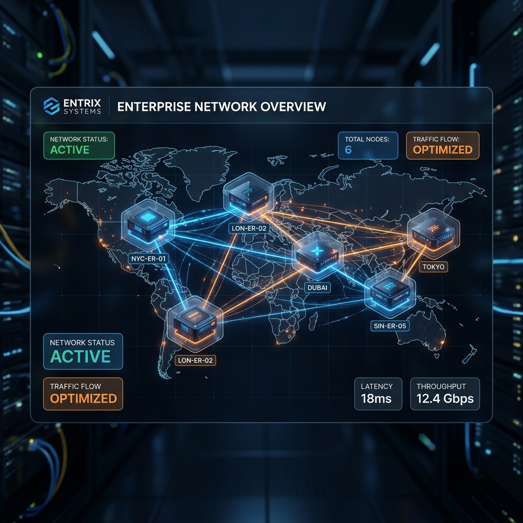 Multi-Location Router Network